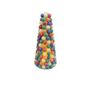 Vintage Gumdrop Candy Christmas Tree Light Up 8.75‎ Inch Colorful Tested Festive